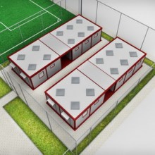 Много функциональная спортивная площадка 10